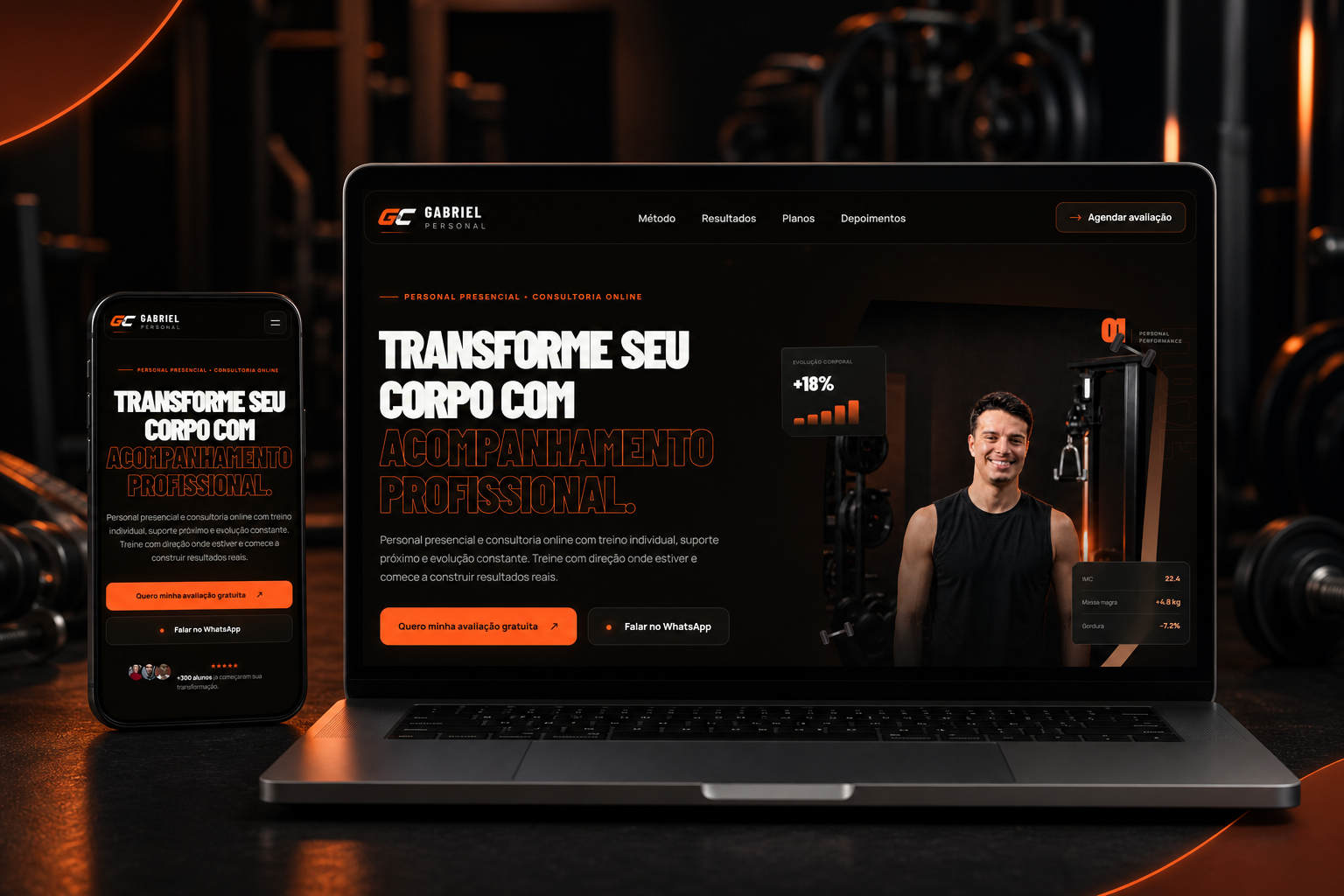 Landing page para Personal de academia